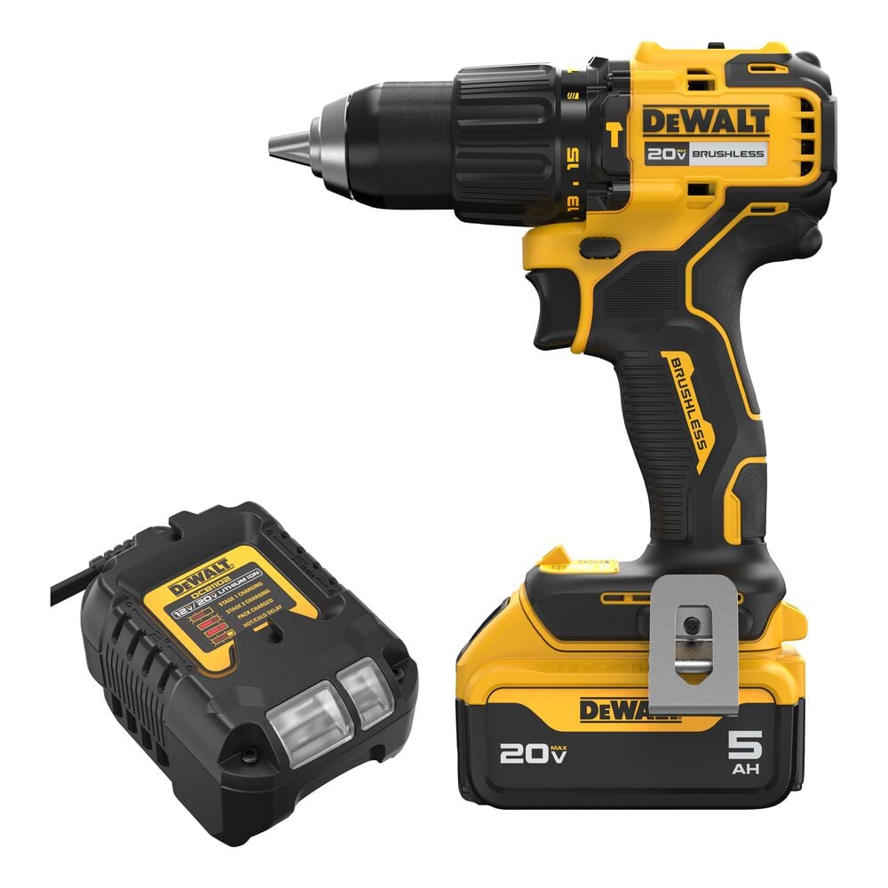 20V MAX Brushless 1/2 in. Hammer Drill Kit with 2.0 Ah Battery 