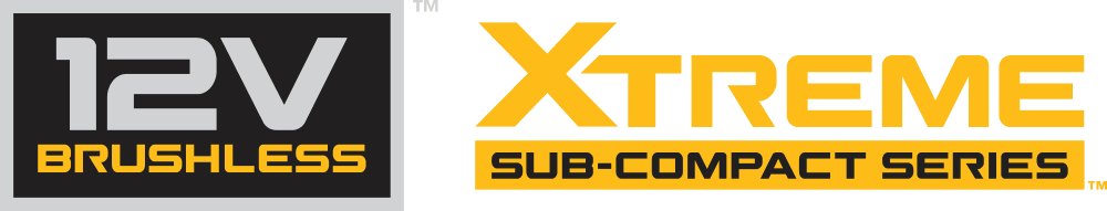 DEWALT 12V MAX and XTREME(TM) icon lock-up